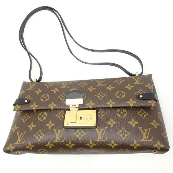 Louis Vuitton Monogram Sac Triangle PM Brown Shoulder Bag - Picture 5 of 5